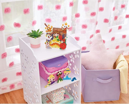 Aquabeads Disney Princess Creation Cube, Complete Arts & Crafts Bead Kit for Children - Over 2,500 Beads & Display Stand The Create Belle, Ariel, Tiana, Rapunzel and More