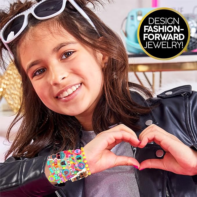 Rainbow High Ultimate Jewelry Studio, 2500+ Beads, Create 50+ Pieces of Jewelry, Toys, Great Bead Kit for Sleepovers, Girls Night, Weekend, DIY Alphabet Bracelets for Kids Ages 6, 7, 8, 9