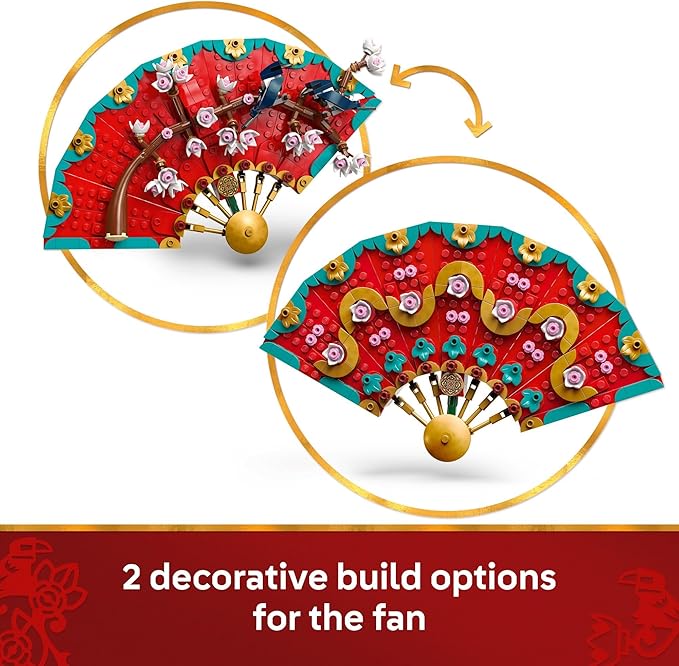 LEGO Spring Festival Good Fortune - Learning and Educational Building Toy - Chinese Festival Toy for Kids, Boys and Girls, Ages 9+ - Cultural Gift for Display and Decor - 80117