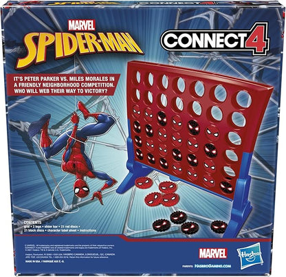 Hasbro Gaming Connect 4 Marvel Spider-Man Edition Game | Strategy Board Games for Kids | 2 Players | Easter Gifts for Boys & Girls| Ages 6+ (Amazon Exclusive)