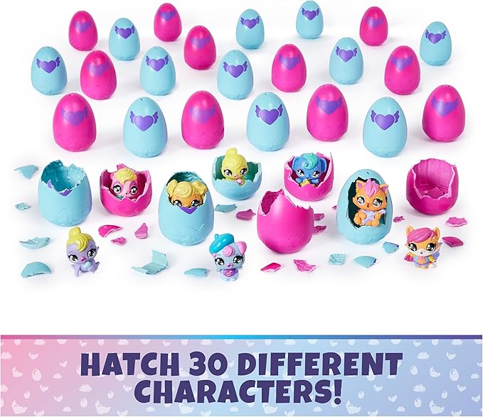 Hatchimals Alive CollEGGtibles 30 Egg Mystery Value Pack - Mini Figures Ultimate Cracking Set: Who Will You Hatch - 30 Unique Figures, Party Favors, Stocking Stuffers Pack (Age 3+)