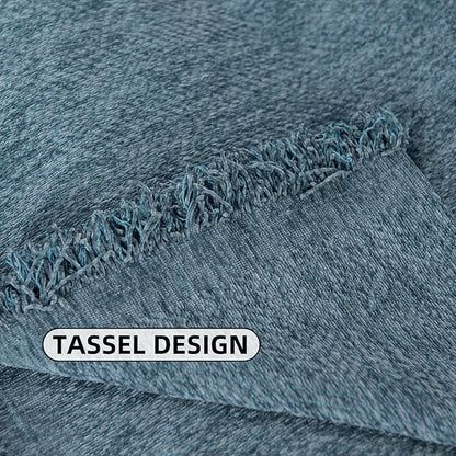 Recliner Chair Covers Lazy Boy Recliner Covers Armchair Cover Blanket Sofa Thick Soft Fabric Living Room Bedroom Throw Washable Sofa Slipcovers for Pets Kids (Grayish Blue)