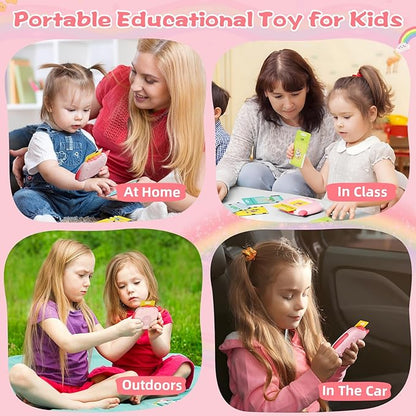 Talking Flash Cards Toddlers Toys: Learning Toys for Kids 2-3, Speech Therapy Pocket Speech Toy for Age 2-6, Autism Educational Montessori Toy with 420 Sight Words
