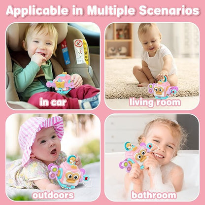 SOONYANG Montessori Toys for 1 Year Old Girl, Toddler Toys Travel Activities Busy Board Cube for 1 Year Old Girl Gifts, Sensory Toys for Baby Gifts, Learning Fine Motor Skills Toddler Girl Toys