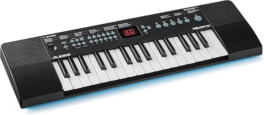 Alesis Melody 32 - Electric Keyboard Digital Piano with 32 Keys, Speakers, 300 Sounds, 300 Rhythms, 40 Songs, USB-MIDI Connectivity and Piano Lessons