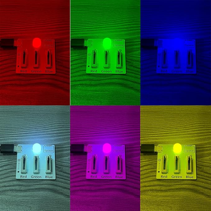 DIY Soldering Practice Kit RGB Practice Learning Electronics Training Board