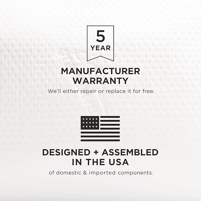 Tempur-Pedic Memory Foam Symphony Pillow Luxury Soft Feel, Standard, White