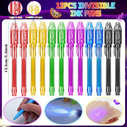 Video Game Party Favors Gamer Birthday Supplies Kids Notebook Bags Invisible Ink Pen Silicone Bracelet Stamp Keychain Tattoo Sticker Gaming Game on Party Favors Goodies Bag Stuffer Decorations