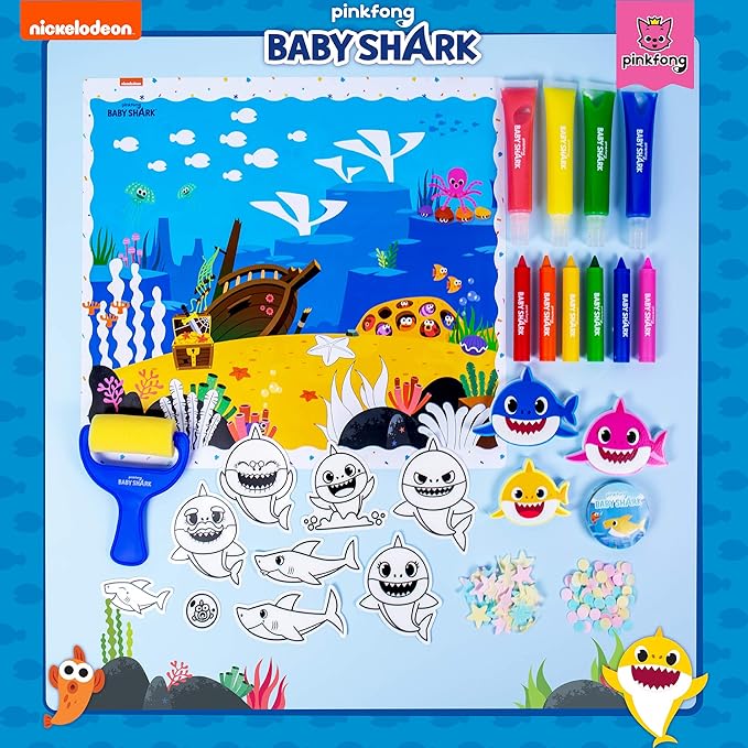 Baby Shark Ultimate Bath Art Studio by Horizon Group USA