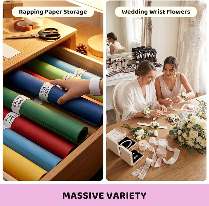 LovesTown 48PCS Slap Bracelets White, Party Slap Bracelets DIY Wrist Bands Bulk Blank Snap Band for Kids Birthday Party Favors School Crafts