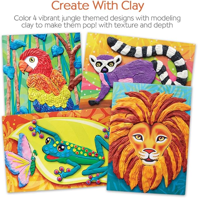 Faber-Castell Do Art Coloring with Clay - Modeling Clay Art for Kids