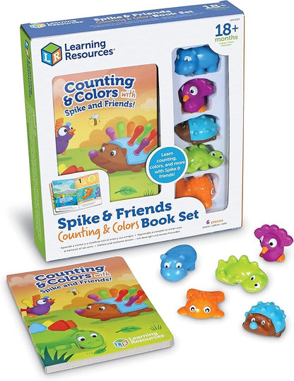 Learning Resources Spike and Friends Counting & Colors Book Set