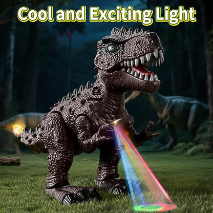 Lucky Doug 3 Pack Electric Realistic Dinosaur Toys with Simulated Sounds ＆ Lights for Boys Kids Aged 3 4 5 Years Old - Perfect Jurassic Tyrannosaurus Rex Gift for Birthday 3-5 Years