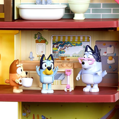 Bluey Ultimate Lights & Sounds Playhouse & Toy Box, 2.5-3 inch Figures | Amazon Exclusive