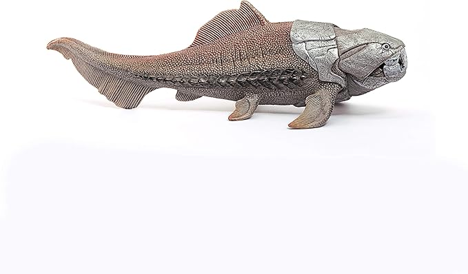 Schleich Dinosaurs Realistic Dunkleosteus Figurine with Movable Jaw - Prehistoric Jurassic Dino Toy with Highly Detailed Movable Jaw, Education and Fun for Boys and Girls, Gift for Kids Ages 4+