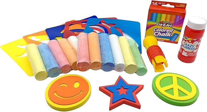 Cra-Z-Art Tub Fulla Fun Super Sidewalk Chalk Bucket