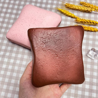 Bread Butter Squishy,Slow Rising Squishy，Stocking Stuffers,Stress Balls，Stress Relief & Fidget Toys for ADHD，Party Favor Gift (Pink)