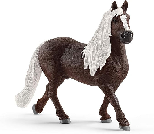 Schleich Farm World, Realistic Horse Toys for Girls and Boys, Black Forest Stallion Toy Figurine, Ages 3+