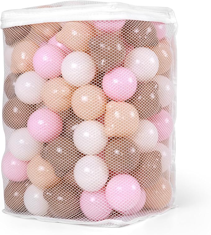 GOGOSO Bear Ball Pit Balls Shapes BPA Free Plastic Play Balls Crush Proof Kids Toddlers Baby Pastel Pelotas Toy Shaped Giant Friendship Bracelet