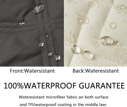 CHHKON Sofa Cover 100% Waterproof Non-Slip Quilted Furniture Protector Sofa Slipcover for Children, Pets for Leather Couch (Dark Grey, 68")