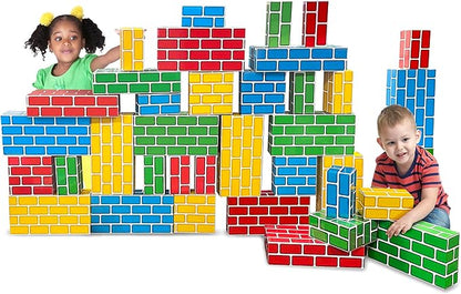 Teacher Created Resources Easy-Stack Cardboard Blocks, 40 Piece Set