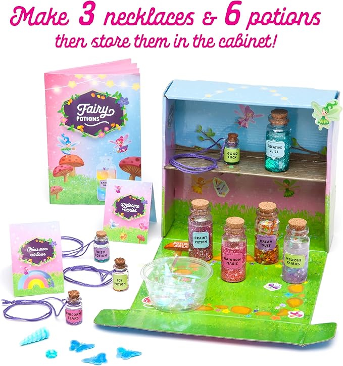 Craft-tastic – Fairy Potions Craft Kit – Make 9 Magical Fairy Potions