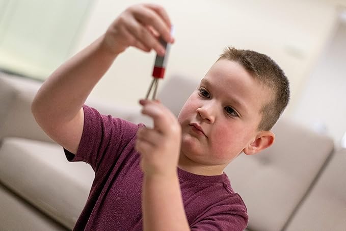 Bendon TS Shure Educational Magnetic Science Experiment Learning Tin with 8 Magnets and 5 Paper Clips 50521