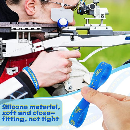 36 pcs Dart Battle Party Favor Dart Gun Themed Birthday Party Silicone Rubber Bracelet Wristbands Wars Gun Birthday Party Favor