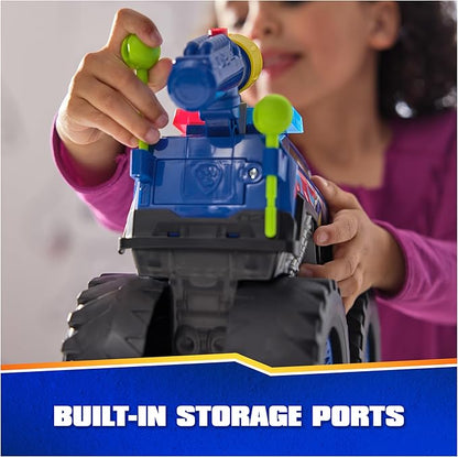 Paw Patrol: Rescue Wheels Chase’s Power Haulin’ Cruiser, Toy Truck with Launcher, Motorized Winch, Lights & Sounds, Kids Toys for Boys & Girls Ages 3+