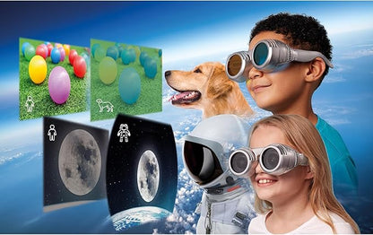 Brainstorm: See The World Through Others' Eyes - Optical Science Kit, 22 Mix & Match Lenses, Educational Leaflet, STEM Learning, Multi-Lingual, Kid 6+