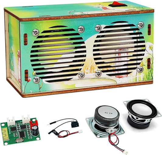 DIY Bluetooth Speaker Kit, Stem Projects for Kids Ages 8-12, Science Kits for Kids Age 12-14, STEM Kits for Kids Ages 10-12-14-16, Gifts for 9 10 11 12 13 14 15 16 Year Old Boys Teens (Green)