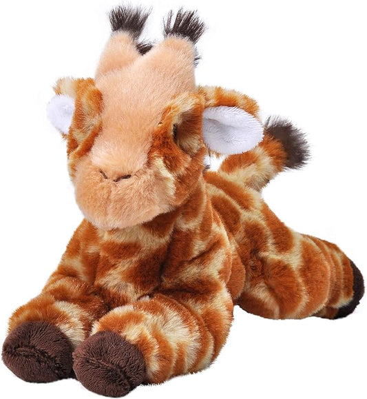 Wild Republic EcoKins Mini Giraffe Stuffed Animal 8 inch, Eco Friendly Gifts for Kids, Plush Toy, Handcrafted Using 7 Recycled Plastic Water Bottles