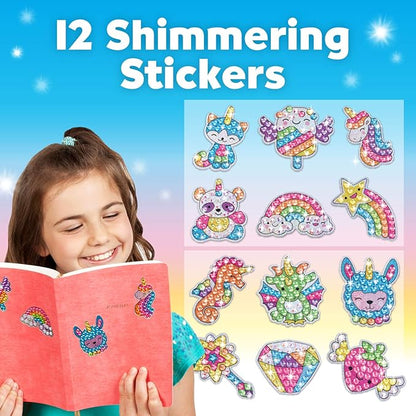 Creativity for Kids Big Gem Diamond Painting Kits: Magical Stickers and Suncatcher DIY Kit - Diamond Art for Kids, Unicorn Gifts for Girls Ages 6-8+