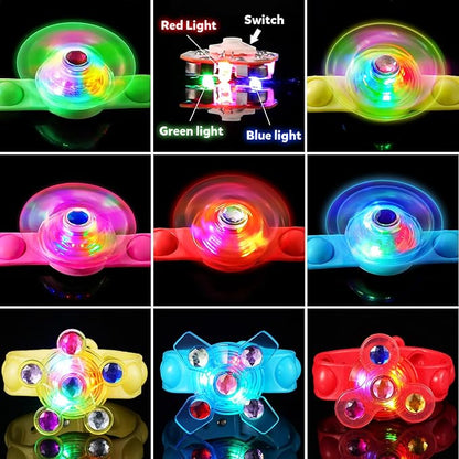24 Pack Light Up Bracelets Valentines Day Gifts Party Favors for Kids 8-12 4-8 3-5, Goodie Bags Stuffers for Kids, Light Up Bracelets Birthday Return Gifts Party Favors for Boys Girls Classroom Prizes