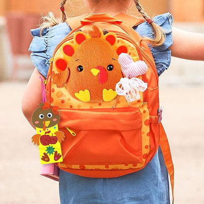 Fall Thanksgiving Crafts for Kids Adults, 24 Set Turkey Crafts Kits DIY Thanksgiving Activity Fall Festival Party Favors Classroom Prizes Friendsgiving Gifts Thanksgiving Crafts for Kids Age 4 8 12