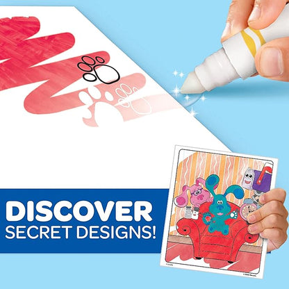 Crayola Blues Clues Color Wonder, 18 Mess Free Coloring Pages & 5 No Mess Markers, Gift for Kids