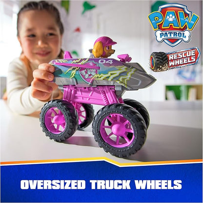 Paw Patrol: Rescue Wheels Skye’s Jet, Toy Truck with Transformation into Jet-Mode and Collectible Action Figure, Kids Toys for Boys & Girls Ages 3+