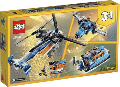 LEGO Creator 3in1 Twin Rotor Helicopter 31096 Building Kit (569 Pieces)