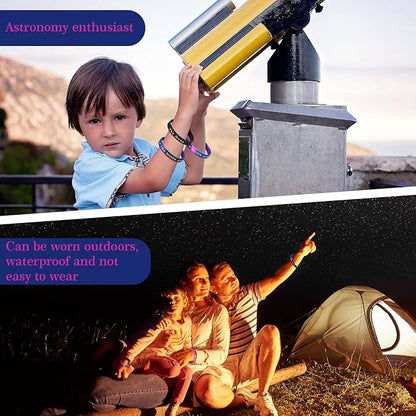 36 Pieces Outer Space Party Silicone Bracelets Galaxy Rubber Wristbands Space Theme Solar System Galaxy Universe Bracelets Wristbands Star Space Party Favors Kid Birthday Party Supplies