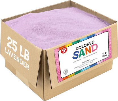 Hygloss Products Sand Colorful Craft Art-Variety of Uses-Environmentally Friendly and Safe for Kids, Lavender