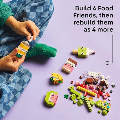 LEGO Classic Creative Food Friends Building Toy Set - Pretend Play Food for Kids, Boys and Girls, Ages 4+ - Learning and Educational Toy for Preschool - Gift Idea for Birthdays - 11039