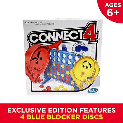 Hasbro Gaming Connect 4 Strategy Board Game for Kids | 2 Players | Easter Gifts for Boys & Girls | Ages 6+ (Amazon Exclusive)