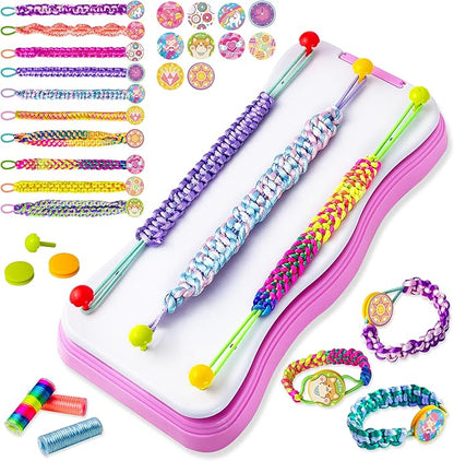 GIRLINK Friendship Bracelet Making Kit Toys - DIY Arts and Crafts Toys - String Bracelets Maker Craft for Ages 6-12 Best Valentine's Day Gift Birthday Gifts Ideas for Girls