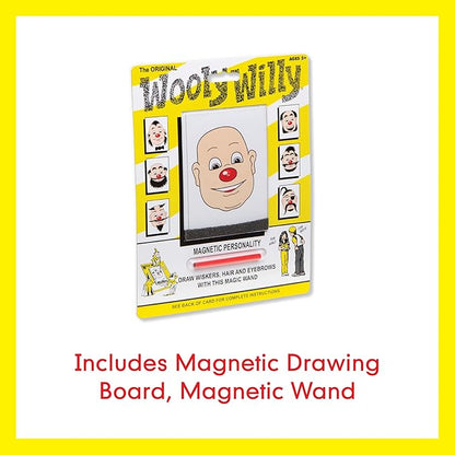 Original Wooly Willy, Magnetic Personalities – Drawing Kit, Arts and Crafts, Fidget Toys for Kids, Draw on Wooly’s Face, Portable, Easy to Use, Zero Mess Drawing, Screen-Free Toys, Ages 3+