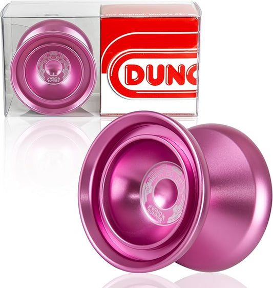 Duncan Toys Windrunner Yo-Yo [Pink] - Unresponsive Pro Level Aluminum Yo-Yo with Double Rim, Concave Bearing, SG Sticker Response