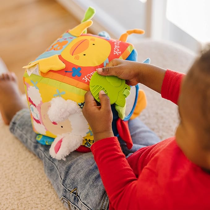 Melissa & Doug K's Kids Musical Farmyard Cube Educational Baby Toy