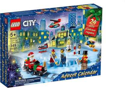 LEGO City Advent Calendar 60303 Building Kit; Includes City Play Mat; Best Christmas Toys for Kids; New 2021 (349 Pieces)