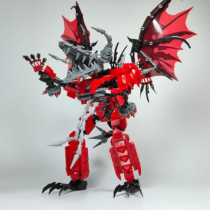 Skibid Toilet Building Block Set, Upgraded Beast Titan Drill Dragon Skibid Building Brick for Adults Fans 883PCS Blocks