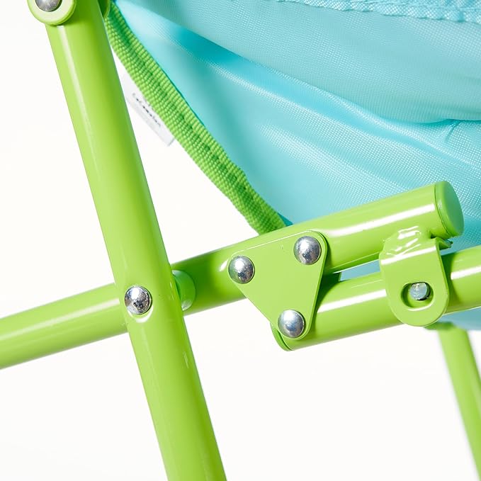 Idea Nuova Cocomelon JJ, Cody, and Nina Toddler 19” Folding Saucer™ Chair with Cushion, Ages 3+