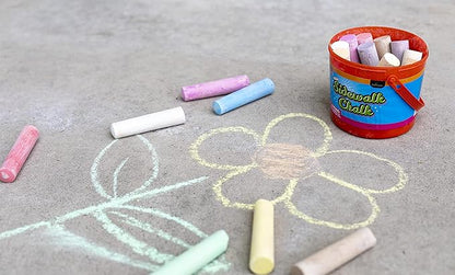 Continuum Games Mega Sidewalk Chalk Set, Indoor and Outdoor Art